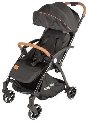 Jalutuskäru BabyTrold Skagen, must v.
