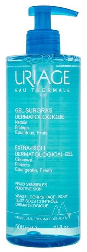 Veido prausimosi gelis Uriage Dermatological, 500 ml