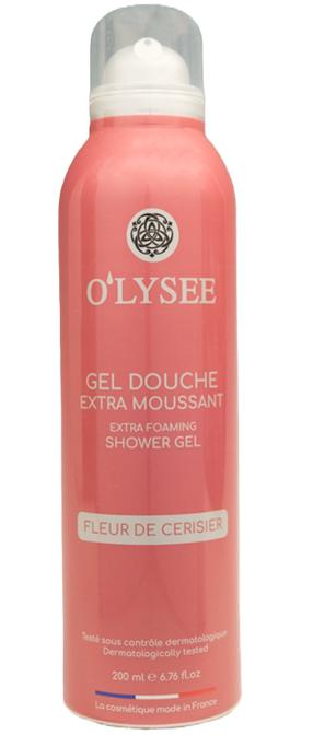 Ķermeņa mazgāšanās putas, želeja O'Lysee Fleur De Cerisier, 200 ml