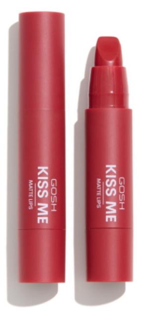 Lūpų dažai Gosh Kiss Me Matte, 3 g, scarlet kiss sp., 003