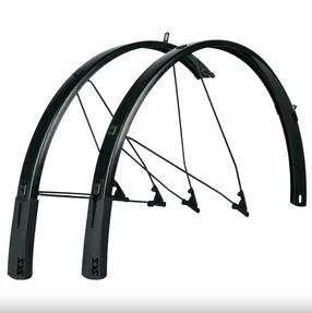 Комплект брызговиков SKS Bluemels Style 11838, пластик, черный цв., 1.75", 2 шт.