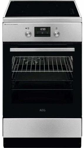 Indukcinė viryklė su elektrine orkaite AEG 6000 serija SteamBake CIB56491BM