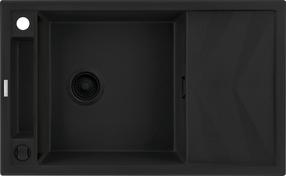 Virtuvinė plautuvė Deante Magnetic ZRM_N113, granitas, 82 cm x 50 cm x 20.5 cm, nero sp.