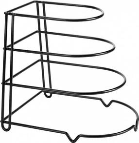 Köögi organisaator KingHoff KH-1582, 25.5 cm x 21.5 cm x 27.5 cm, metall, must v.