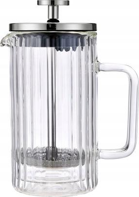 Kavinukas French Press Klausberg KB-7758, 1 l, skaidri sp./sidabro sp.