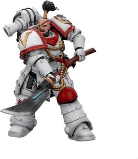 Žaislinė figūrėlė Hasbro Warhammer White Scars Legion Praetor, 12 cm, balta sp.