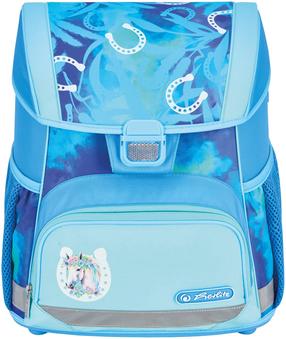 Mokyklinė kuprinė Herlitz Loop Lucky, mėlyna sp., 37 cm x 22 cm x 31 cm