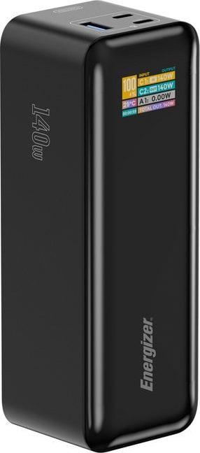 Akupank Energizer XP27000PD, 27000 mAh, 140 W, must v.