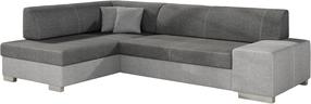 Kampinė sofa Fabio Sawana 05, Sawana 21, pilka sp./šviesiai pilka sp., kairinė, 167 x 268 cm x 73 cm
