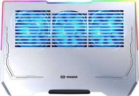 Regulējams dzesēšanas statīvs klēpjdatoram Mozos LS6-RGB, 393 cm x 267 cm x 36 cm