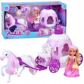 Lėlė su priedais Ankiki Dream ZA6007, 14 cm, balta sp.