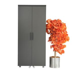 Laisvai pastatoma virtuvės spintelė Kalune Design Guzzo, antracito sp., 80 cm x 42 cm x 180 cm