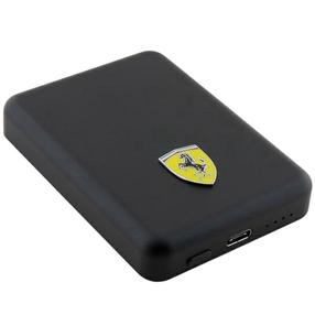 Lādētājs-akumulators (Power bank) Ferrari Magsafe, 5000 mAh, 15 W, melna krās.