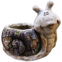 Sodo dekoracija "Sraigė", 29 cm x 20 cm x 26.5 cm, ruda sp.
