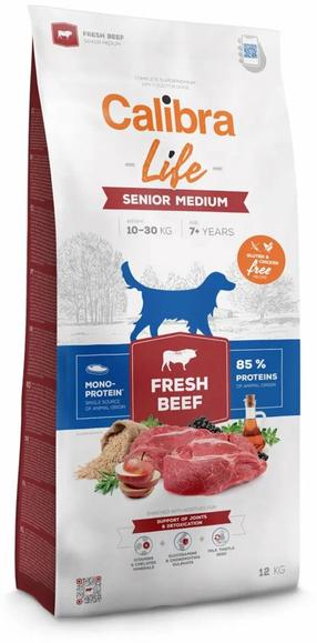 Sausas šunų maistas Calibra Life Fresh Beef, jautiena, 12 kg