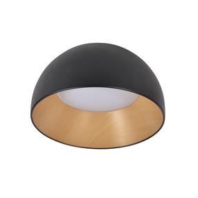 Lampa griesti Candellux Lighting Liguria, LED, 4000 °K, 1 x 18 W, melna krās./koka krās. / melna krās.