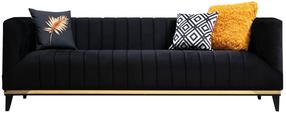 Diivan Hanah Home Bellino 560ARE1344, must v., 83 x 222 cm x 75 cm
