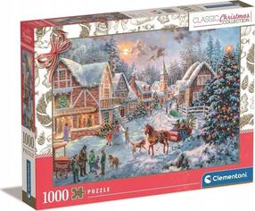 Puzle Clementoni Getting Ready For Christmas 81504, 50 cm x 70 cm, 1000 gab., daudzkrāsaina
