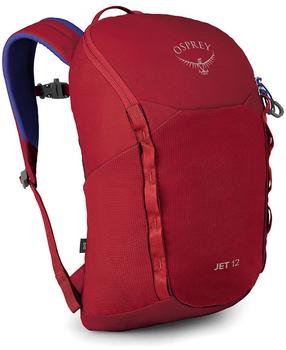 Туристический рюкзак Osprey Jet 12, красный цв., 12 л