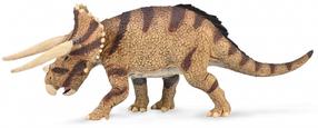 Žaislinė figūrėlė, dinozauras Collecta Prehistoric World Triceratops 88969, 19.3 cm, ruda sp.
