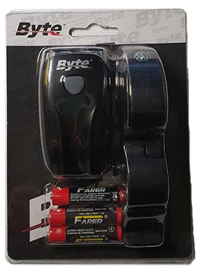 Jalgrattatuli Byte F66, plastik, must v.