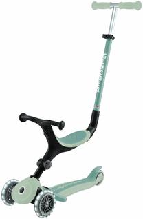 Bērnu skūteris Globber Go-Up Active Lights Eco, piparmētra (mint) krās.