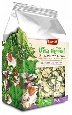 Barība grauzējiem Vitapol Vita Herb, trušiem/jūras cūciņām/grauzējiem, 0.15 kg