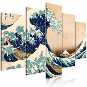 Reprodukcija Artgeist The Great Wave off Kanagawa N9725-DKX, 200 cm x 100 cm