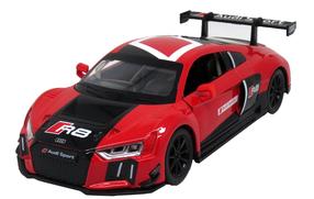 Mänguasja võidusõiduauto MSZ Metal Speed Zone Audi R8 LMS 68262, punane v.