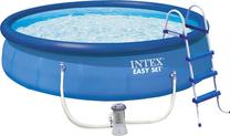 Baseinas, pripučiamas Intex Easy Set Pool 126166GN, mėlyna sp., 457 x 107 cm