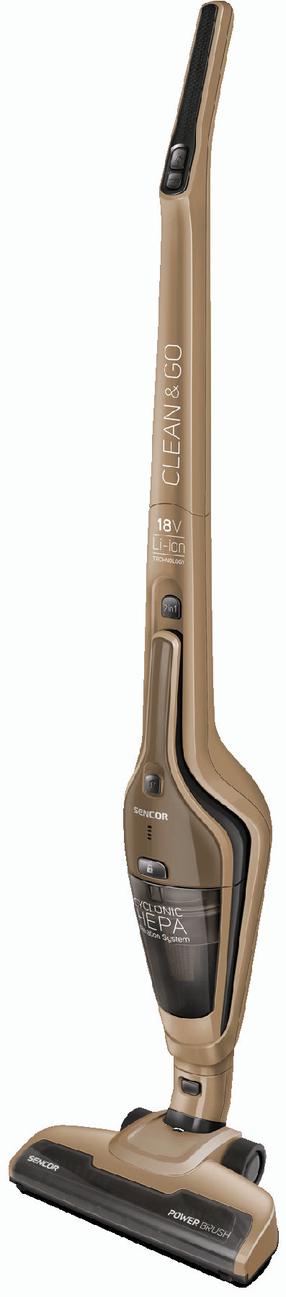Dulkių siurblys - šluota Sencor SVC 8618 GD, 2000 mAh