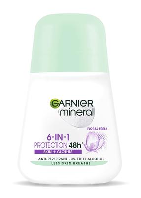 Kehadeodorant Garnier Mineral 6in1 Protection 48h Floral Fresh, 50 ml