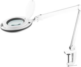 Suurendusklaasiga laualamp Rebel NAR0461-2, LED, 10W, valge v./valge v.