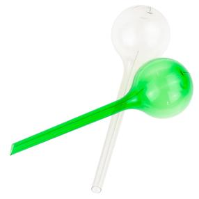 Laistīšanas burbulis, plastmasa, caurspīdīga krās./zaļa krās., 0.4 l