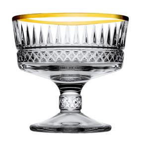 Saldējuma trauks, komplekts Pasabahce Elysia Gold, 250 ml, Ø 10 cm, caurspīdīga krās./zelta krās., stikls