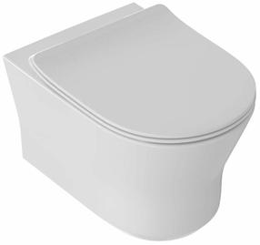 Unitazas, pakabinamas Ravak Ypsilon RimOff, su dangčiu, 368 mm x 532 mm
