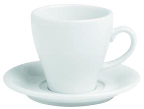  Tass alustassiga Porland Bella, valge v., 0.22 l