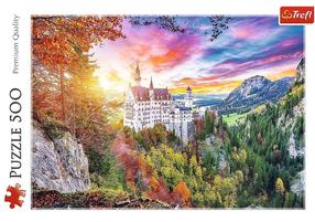 Пазл Trefl Castle Neuschwanstein Germany 37427, 34 см x 48 см, 500 шт., многоцветный