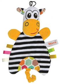 Barškutis Mom's Care Zebra, įvairių spalvų