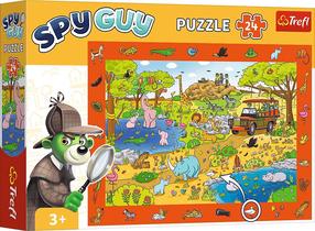 Puzle Trefl Spy Guy Safari, 34 cm x 48 cm, 24 gab., daudzkrāsaina