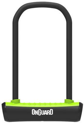 Замок OnGuard Neon 8155, черный цв./зеленый цв., 140 мм