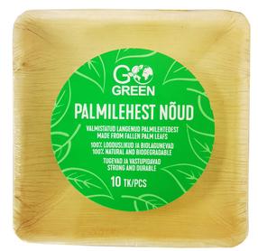 Vienreizējās lietošanas bļodas Go Green, Ø 13 cm, 10 gab.