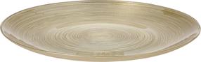 Servēšanas šķīvis 044200060, Ø 21 cm, zelta krās., stikls