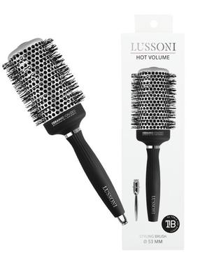 Juuksehari Lussoni Hot Volume, hõbe v./must v.