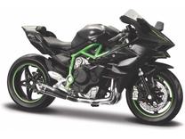  Žaislinis motociklas Maisto Kawasaki Ninja H2 R 10881315, 1:18, juoda sp.