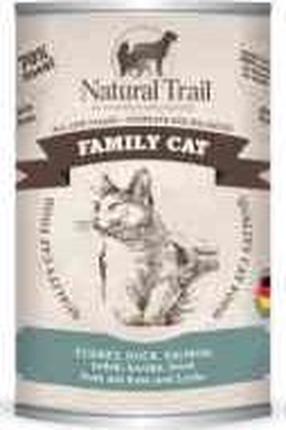 Kassi märgtoit Natural Trail Family Cat, kalkun/pardiliha/lõhe, 0.4 kg