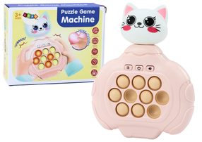 Elektrooniline mäng kass Lean Toys Pop It, 17 cm, roosa v.