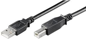 Juhe Goobay USB A to USB B 68901 USB 2.0 A male, USB 2.0 B male, 3 m, must v.