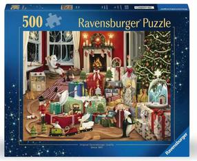 Dėlionė Ravensburger Demelsa Haughton Enchanted Christmas, 36 cm x 50 cm, 500 vnt., įvairių spalvų
