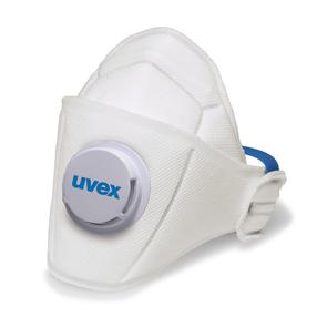 Respiraator, koos ventiiliga Uvex Premium 5110 FFP1, valge v., Universaalne, 3 tk